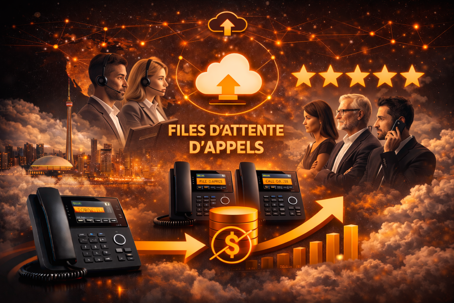 Comment les files d&rsquo;attente d&rsquo;appels aident votre entreprise et augmentent la satisfaction des clients