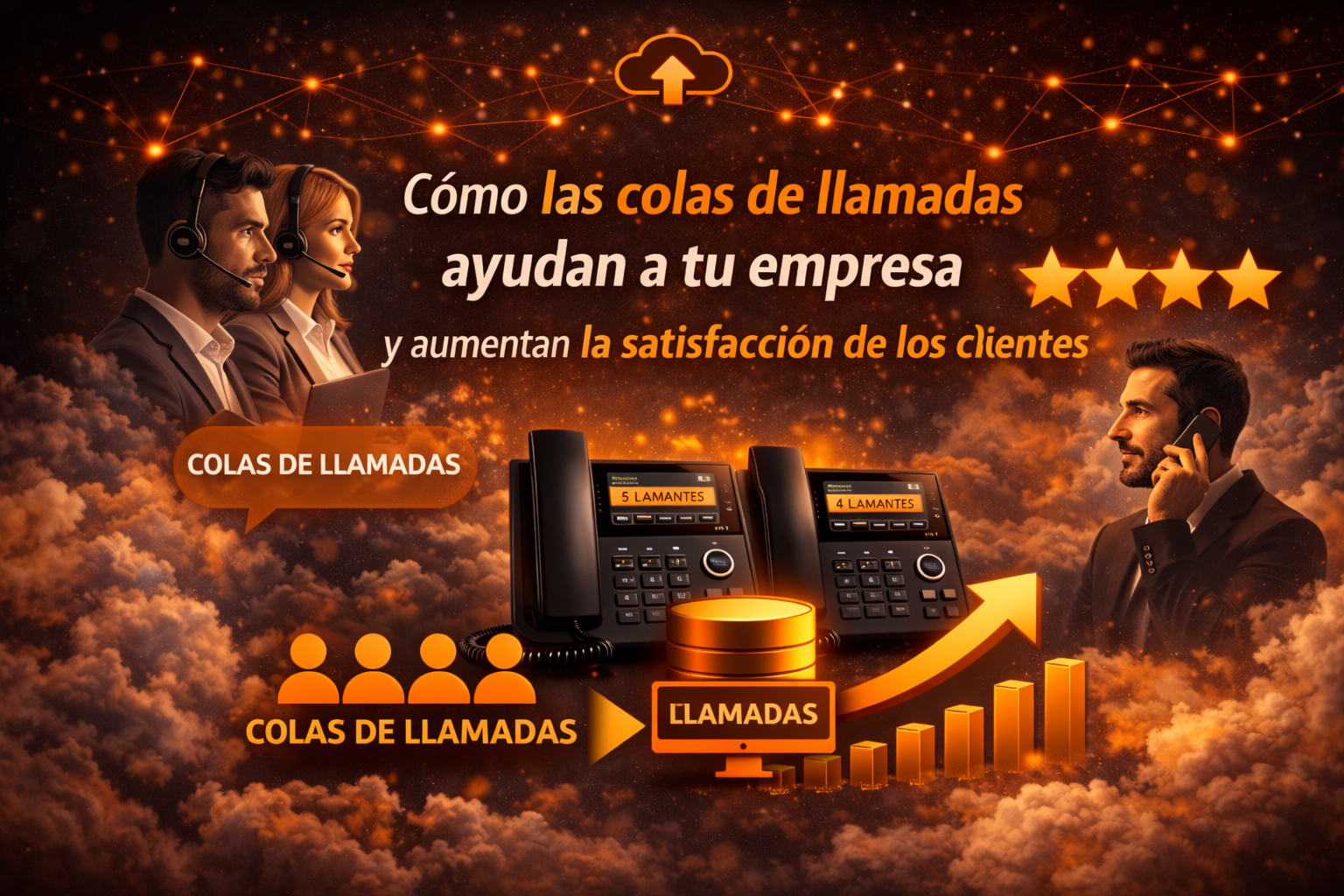 Cómo las colas de llamadas ayudan a tu empresa y aumentan la satisfacción de los clientes