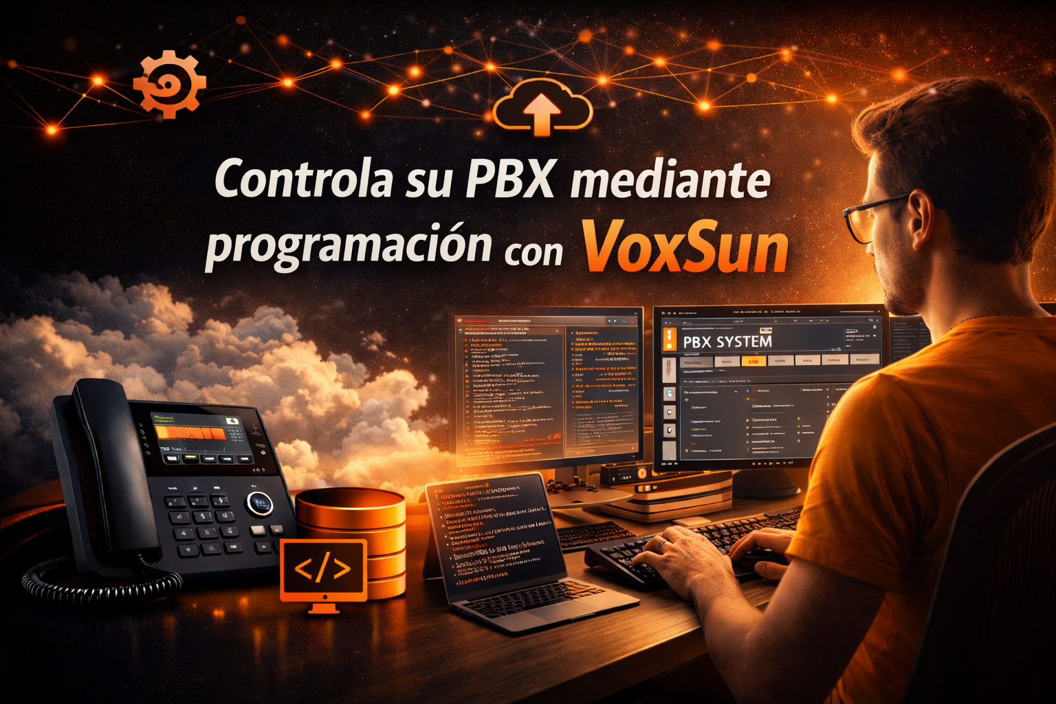Controla su PBX mediante programación con VoxSun