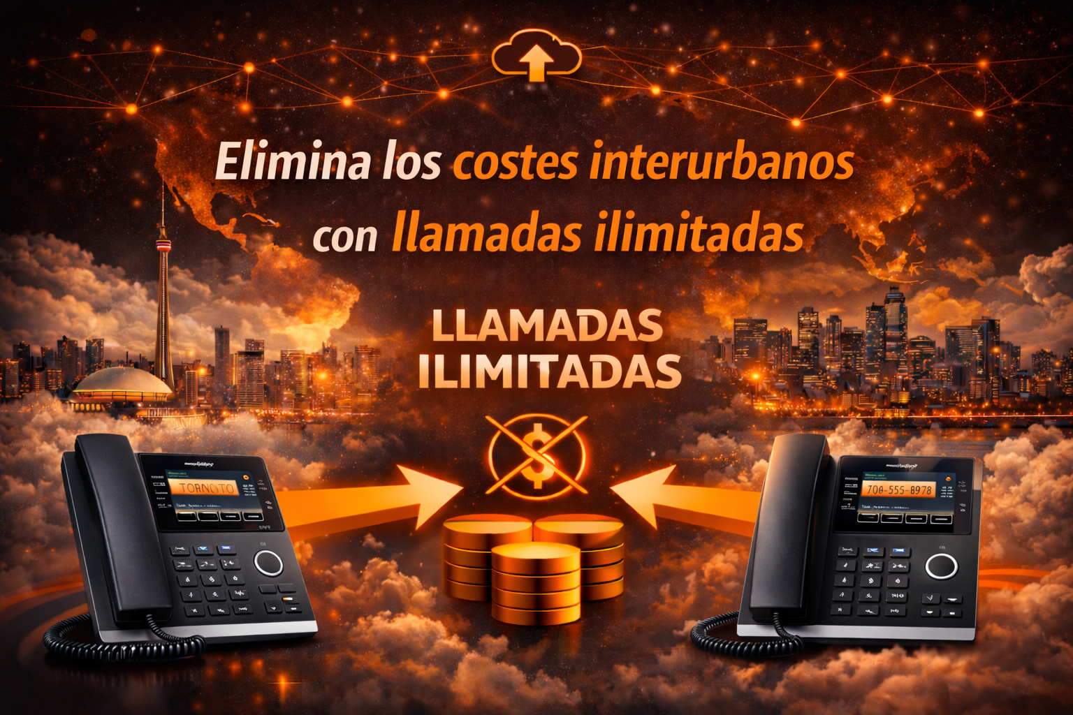 Elimina los costes interurbanos con llamadas ilimitadas