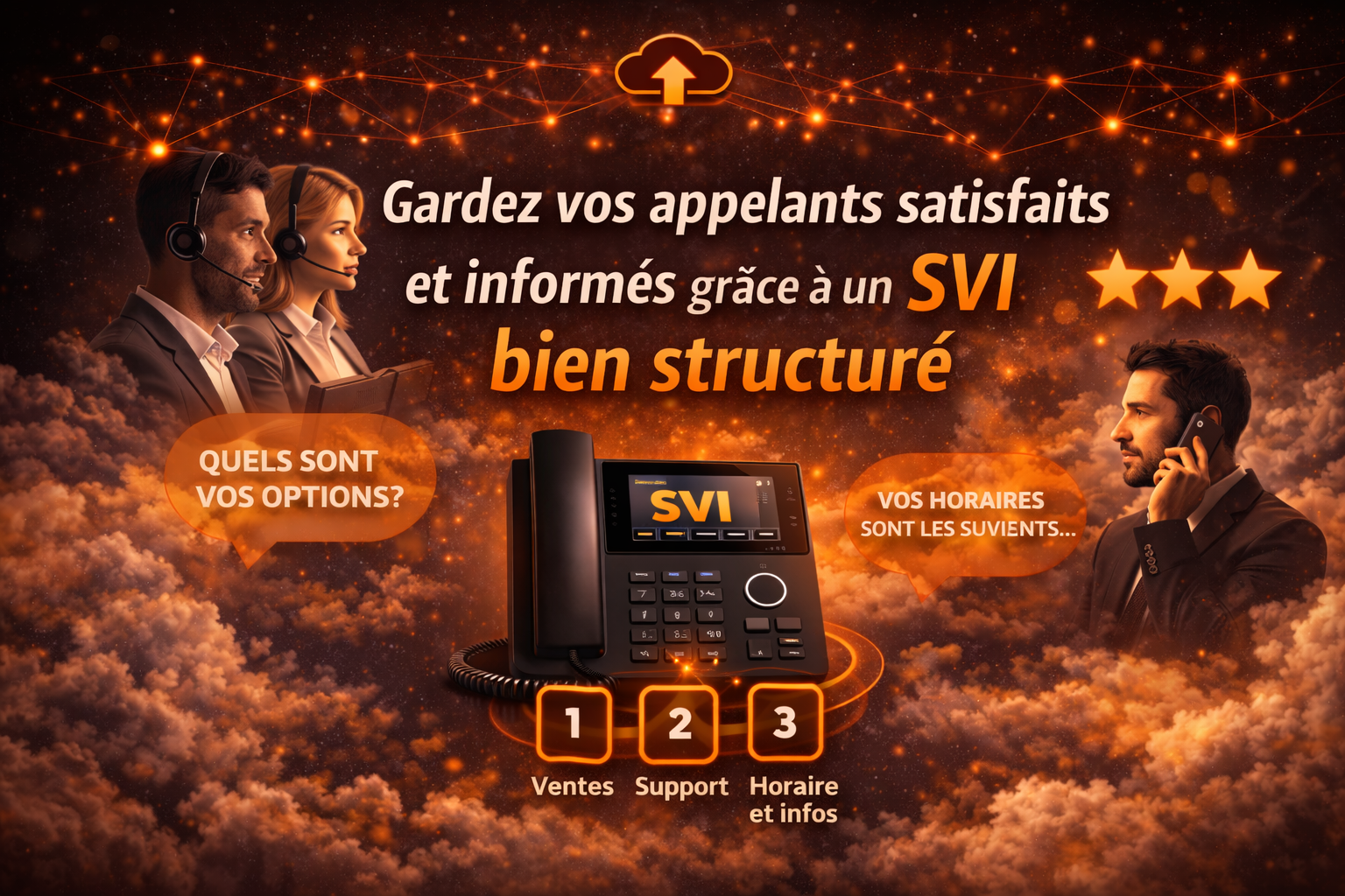 Gardez vos appelants satisfaits et informés grâce à un SVI bien structuré