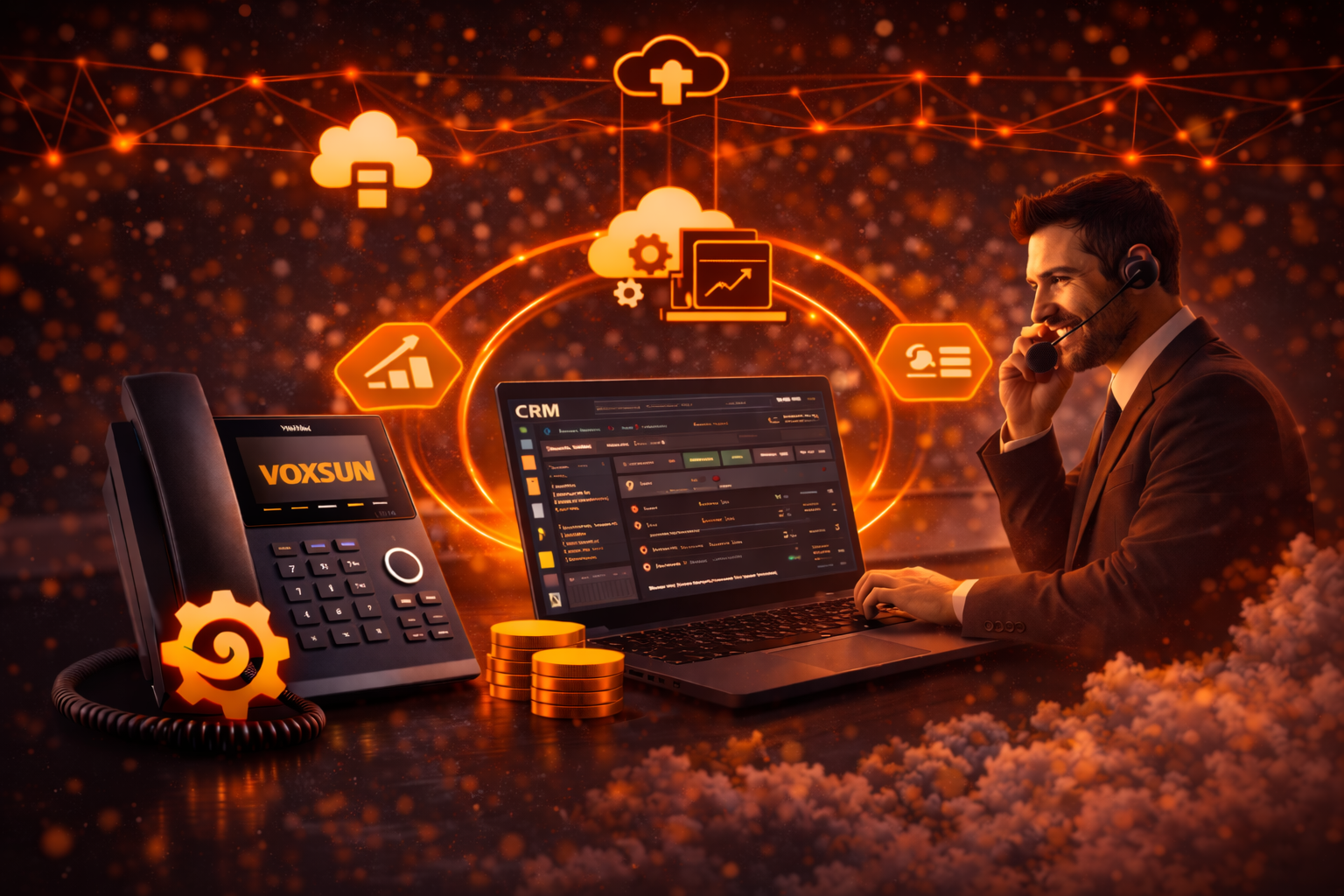 Save time and increase sales by integrating your CRM with VoxSun