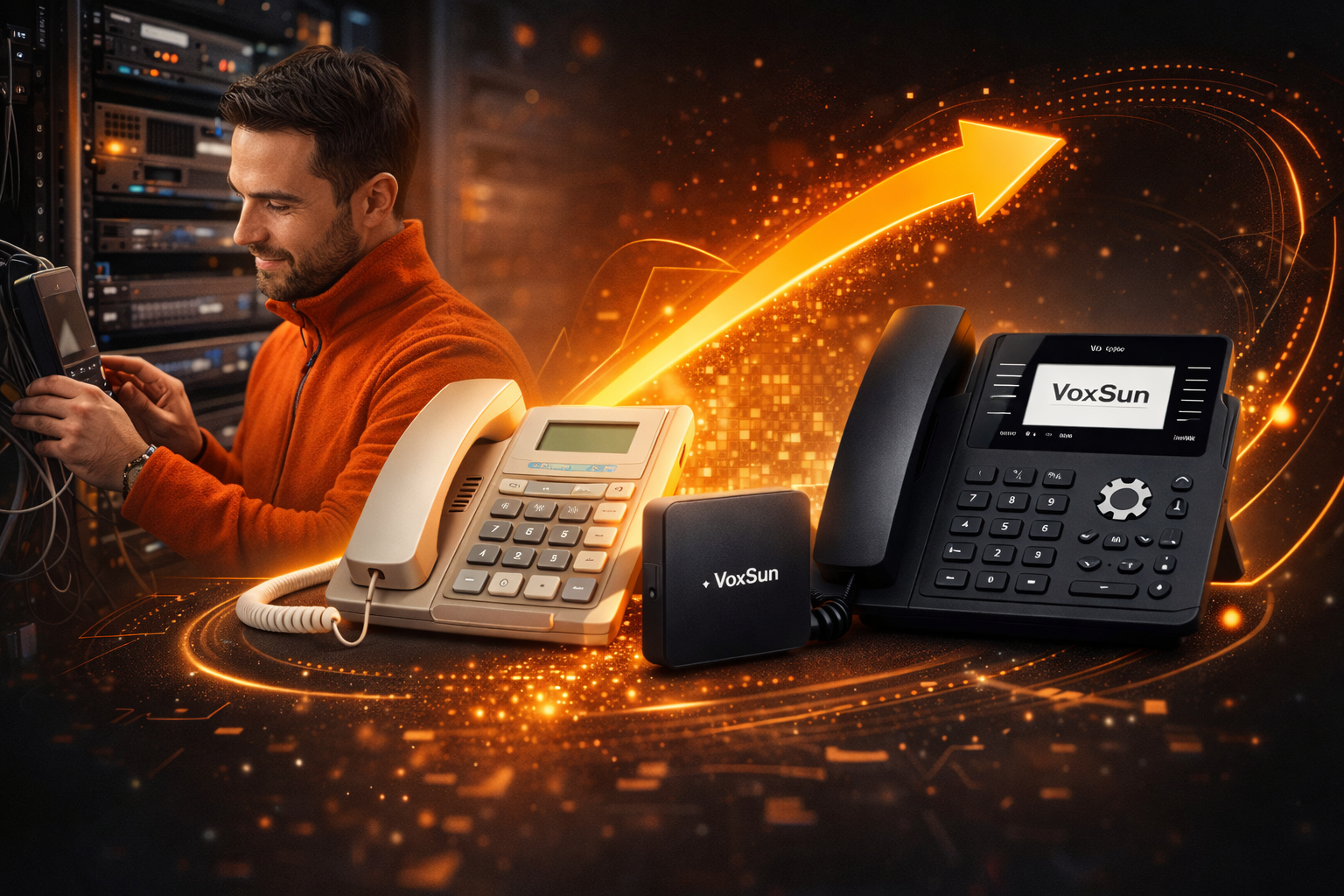 VoxSun helps you upgrade your phone system with ease