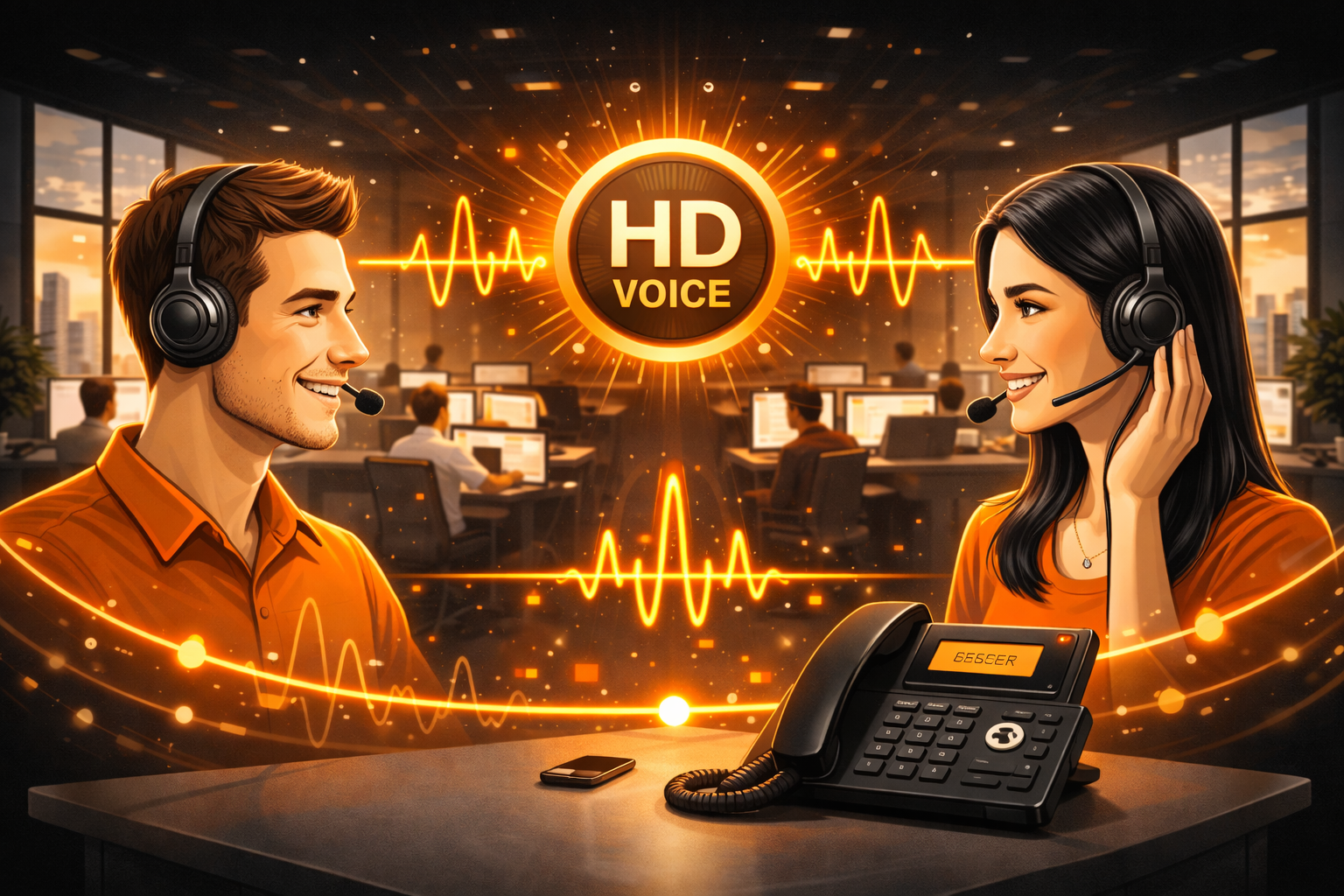 Boost Productivity with HD Voice for Internal Communications