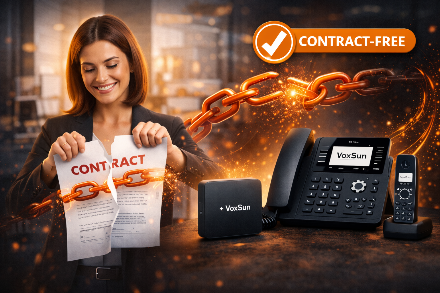 The Benefits of a Contract-Free Business Phone System