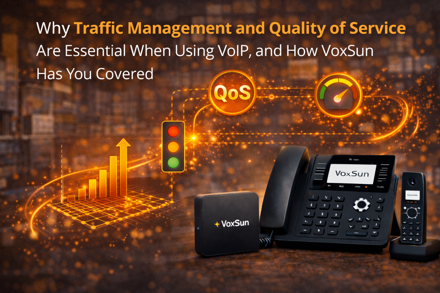 Why Traffic Management and Quality of Service Are Essential When Using VoIP, and How VoxSun Has You Covered