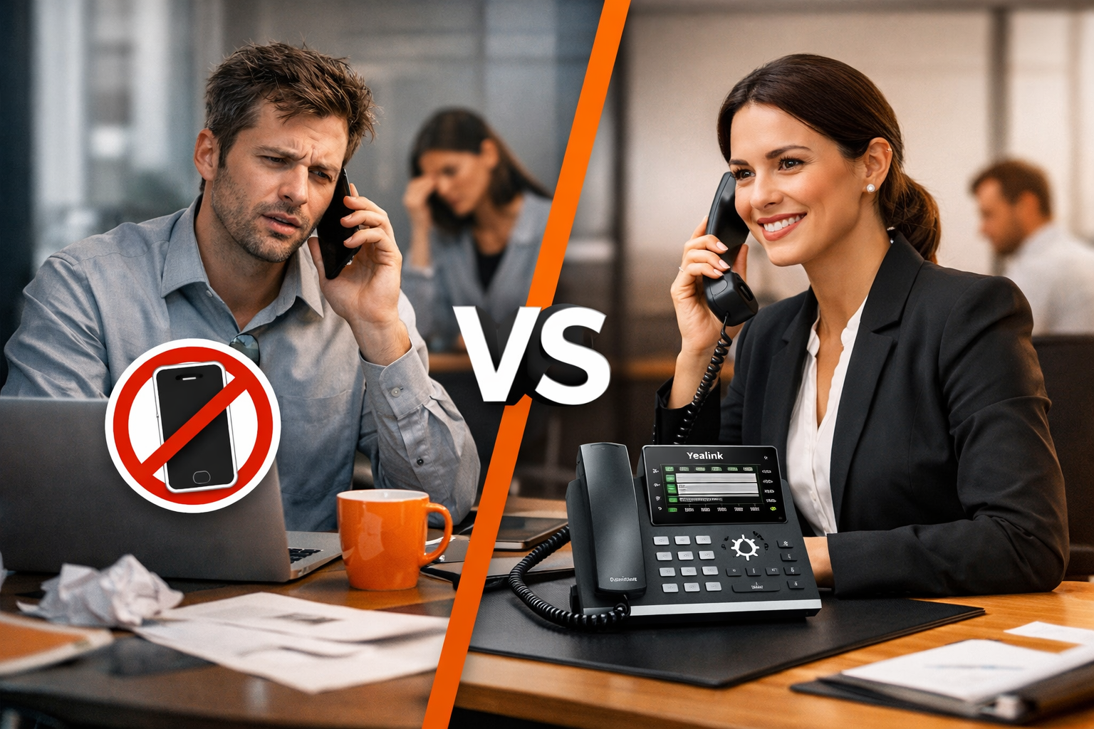 Pourquoi appeler des clients avec un téléphone portable peut nuire à l’image professionnelle de votre entreprise