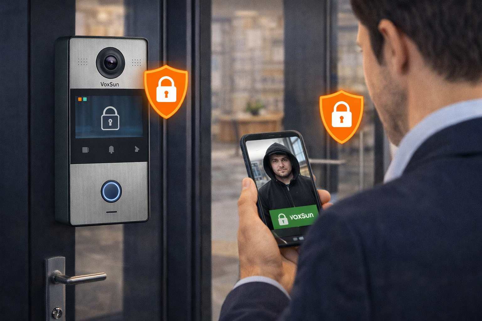 Protégez l&rsquo;entrée de votre entreprise avec un interphone